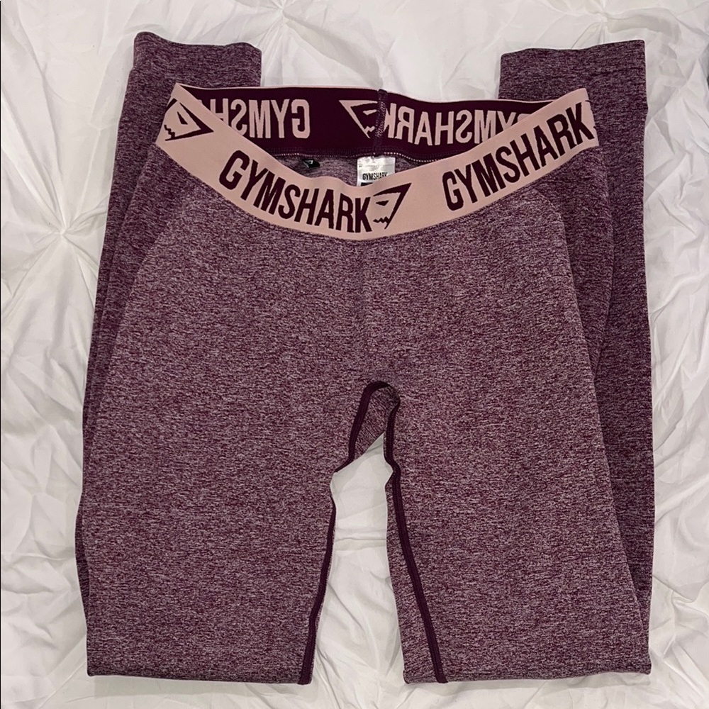 Gymshark Heathered Dark Purple Leggings